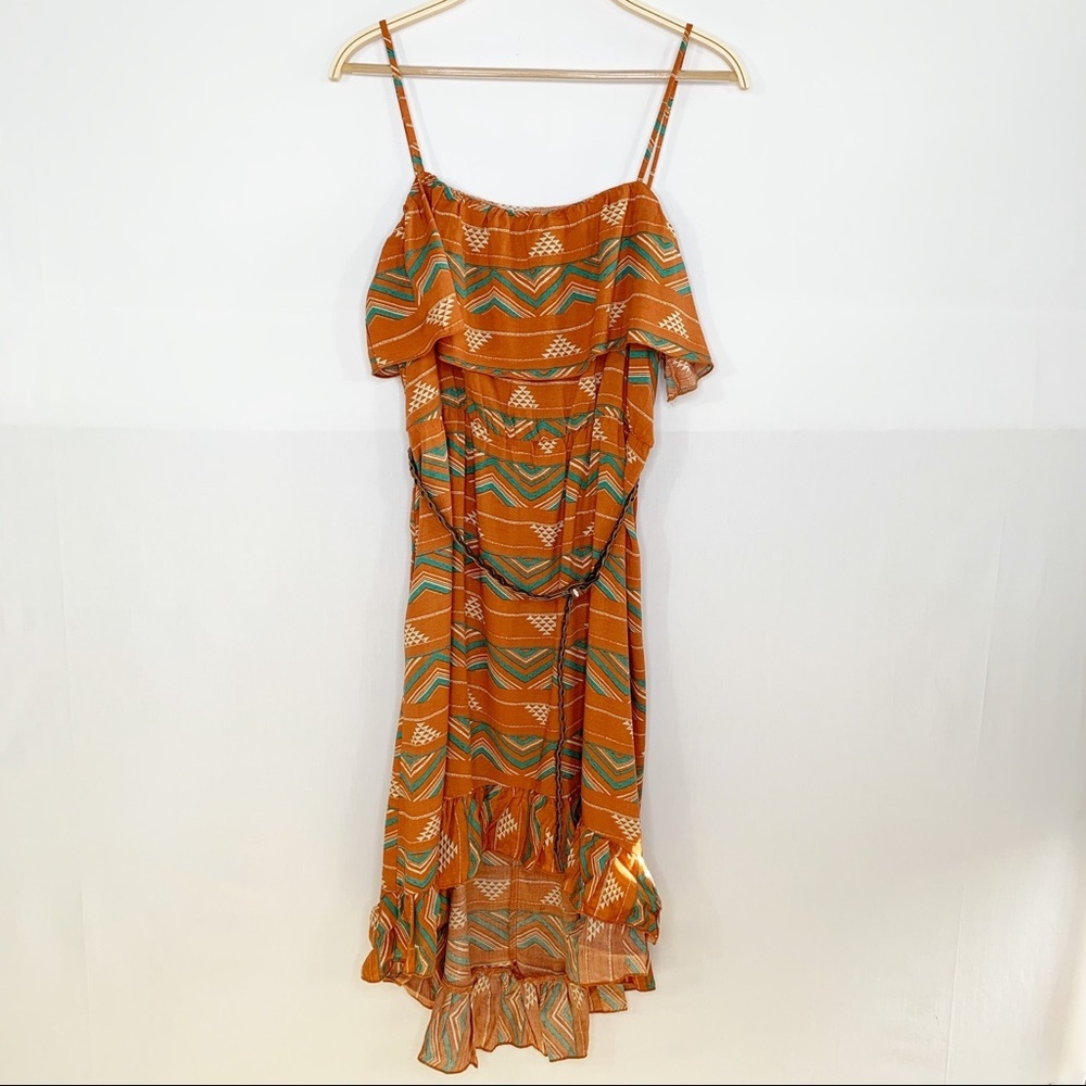 HUM Multicolor Highlow Dress Size Juniors XL